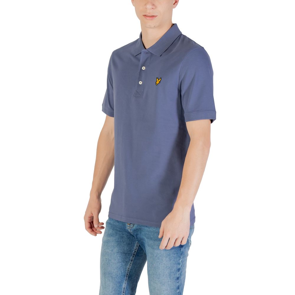 Lyle & Scott Blue Cotton Polo Shirt - SP400VOG