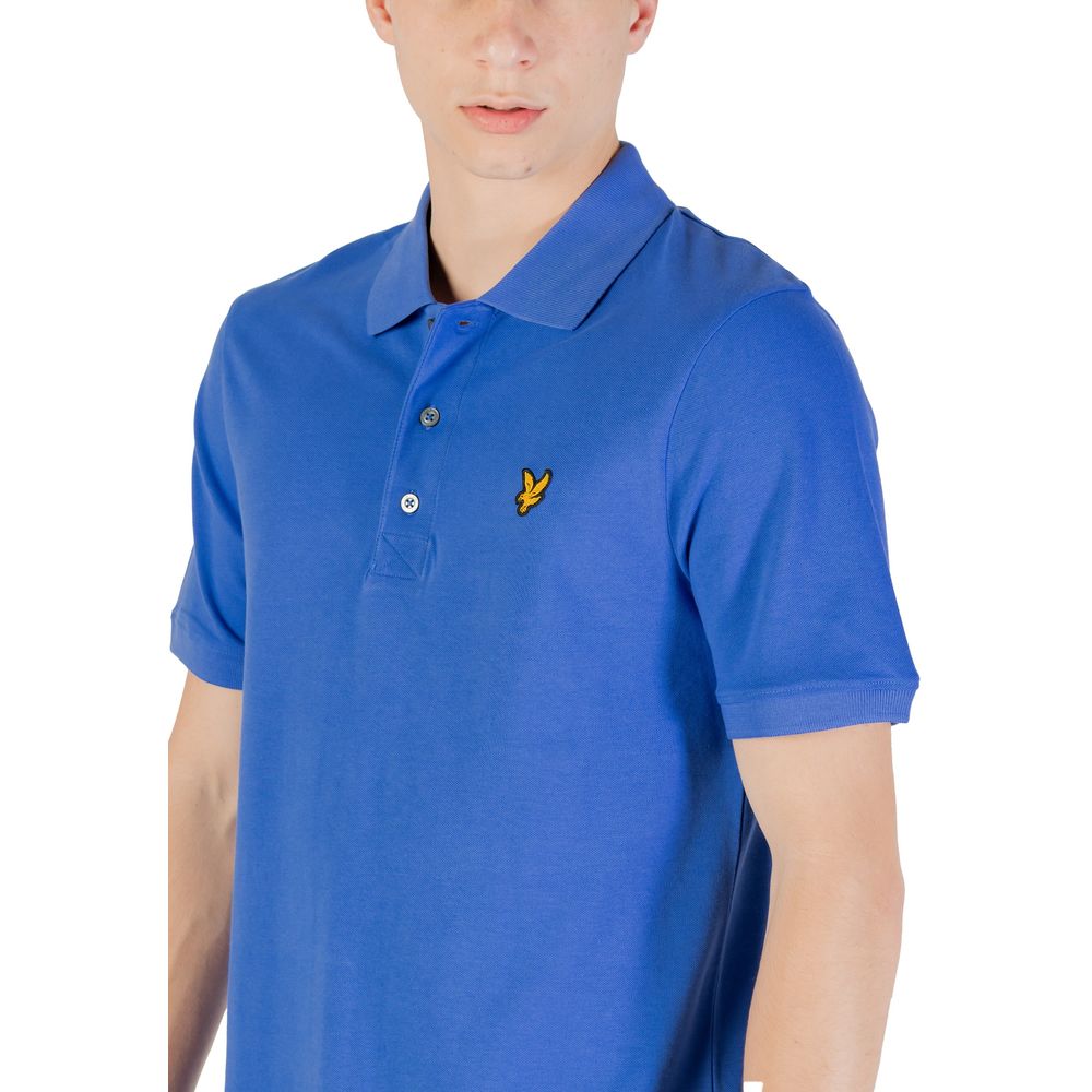 Lyle & Scott Blue Cotton Polo Shirt for Men