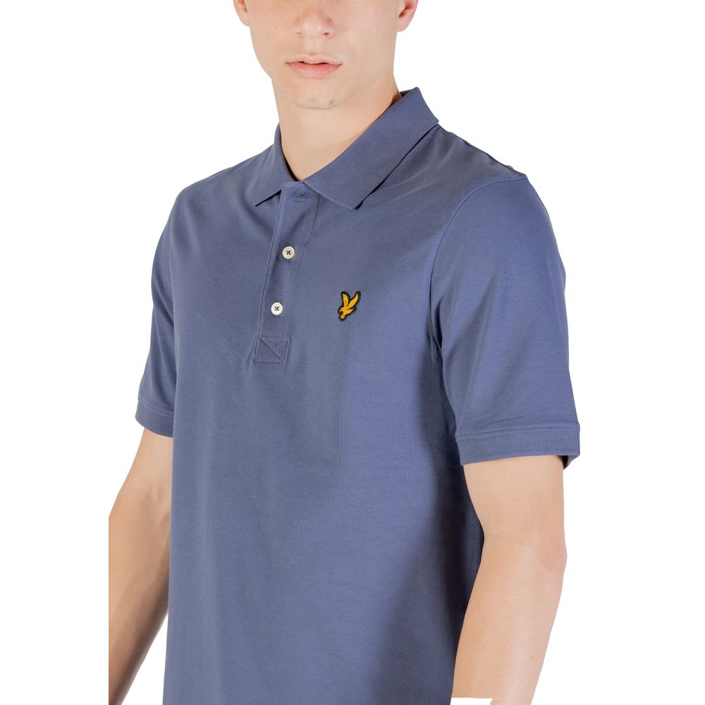 Lyle & Scott Blue Cotton Polo Shirt - SP400VOG