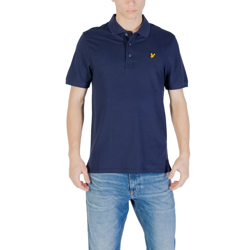 Lyle & Scott Blue Cotton Polo Shirt for Men