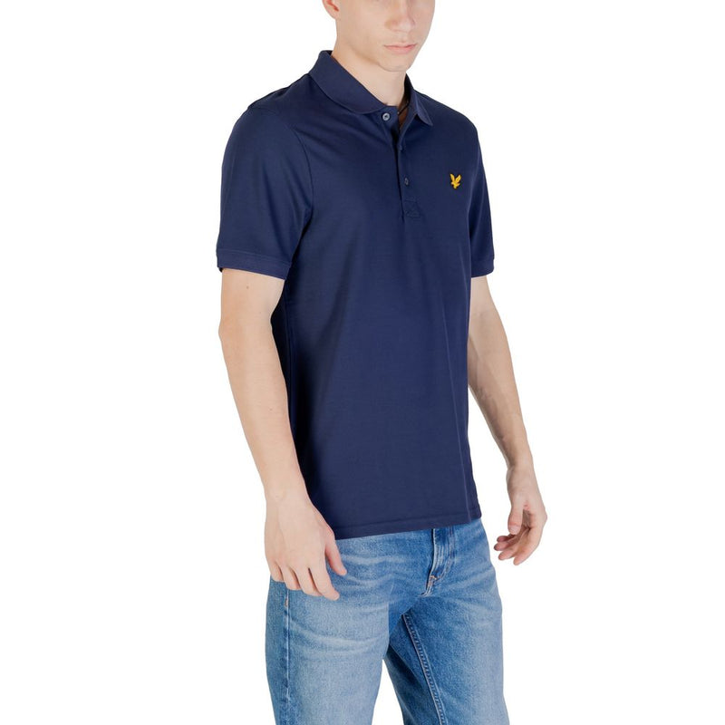 Lyle & Scott Blue Cotton Polo Shirt for Men
