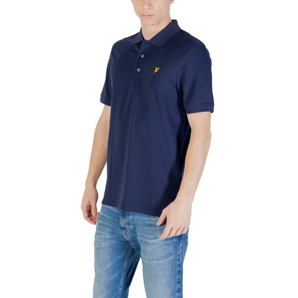 Lyle & Scott SP400VOG Blue Cotton Polo Shirt for Men
