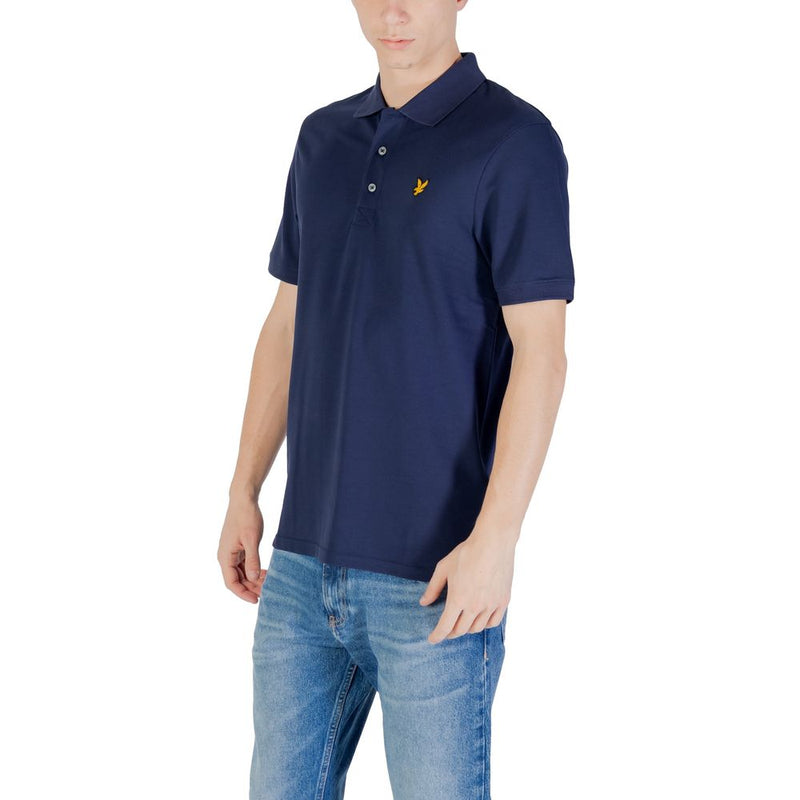 Lyle & Scott Blue Cotton Polo Shirt for Men