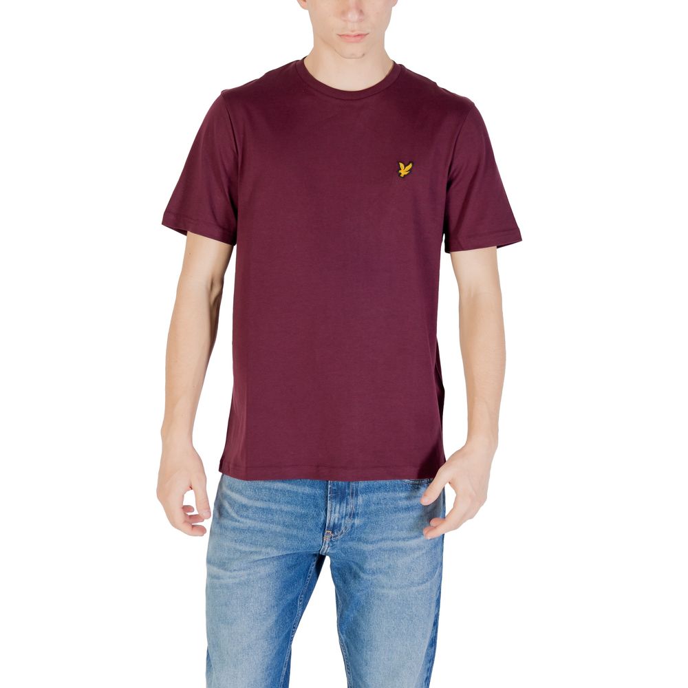 Lyle & Scott Bordeaux Cotton T-Shirt - Essential Wardrobe Piece