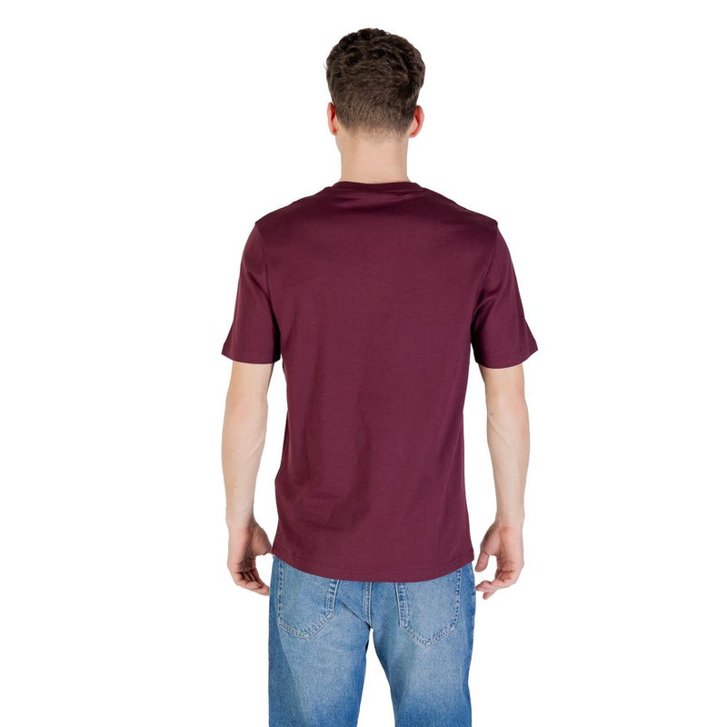 Lyle & Scott Bordeaux Katoenen T-shirt