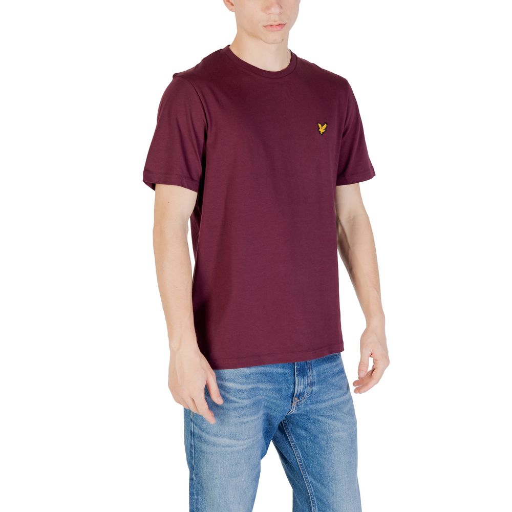 Lyle & Scott Bordeaux Cotton T-Shirt - Essential Wardrobe Piece