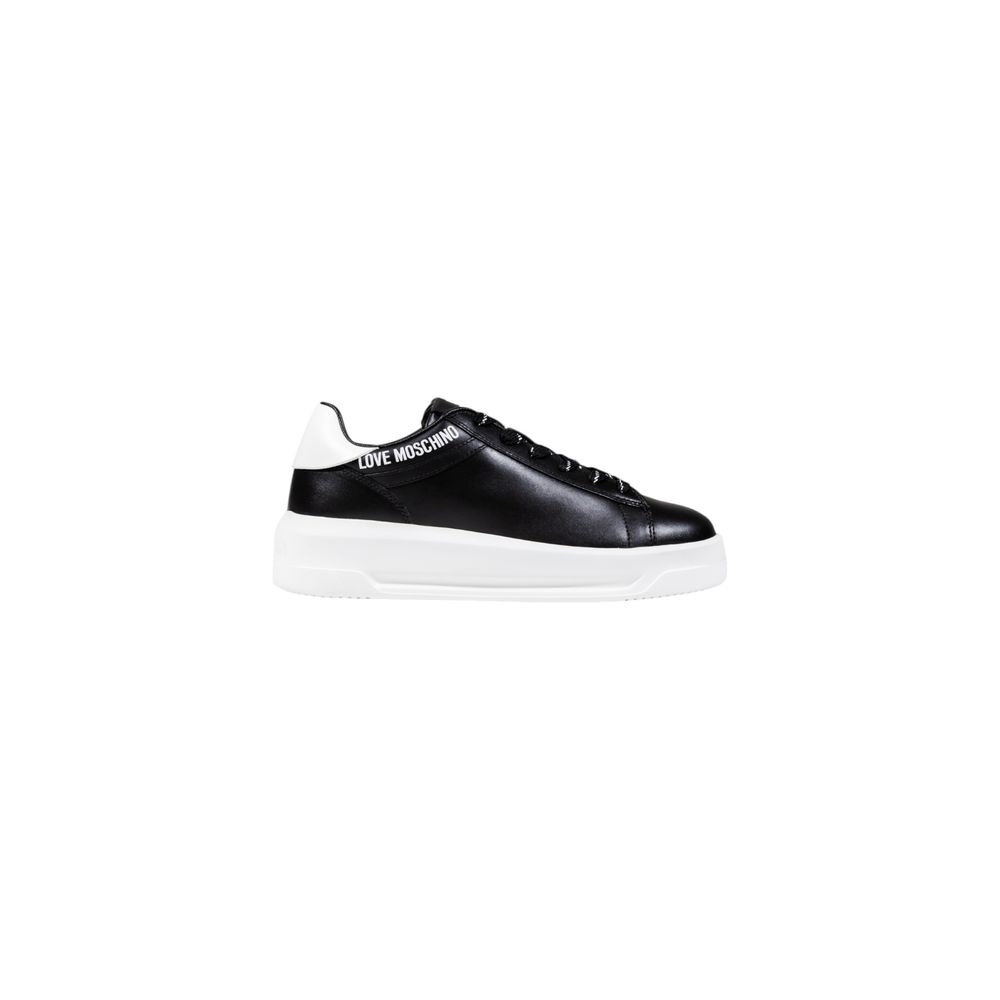 Love Moschino JA15525G1N Black and White Chunky Sneakers for Women