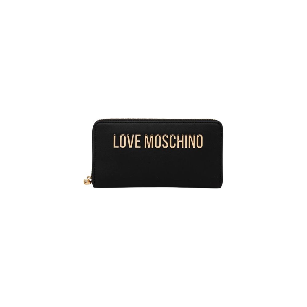 Love Moschino JC5611PP1 Black Polyurethane Wallet - Chic & Practical