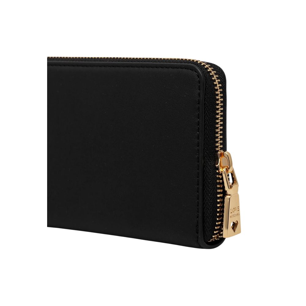 Love Moschino JC5611PP1 Black Polyurethane Wallet - Chic & Practical