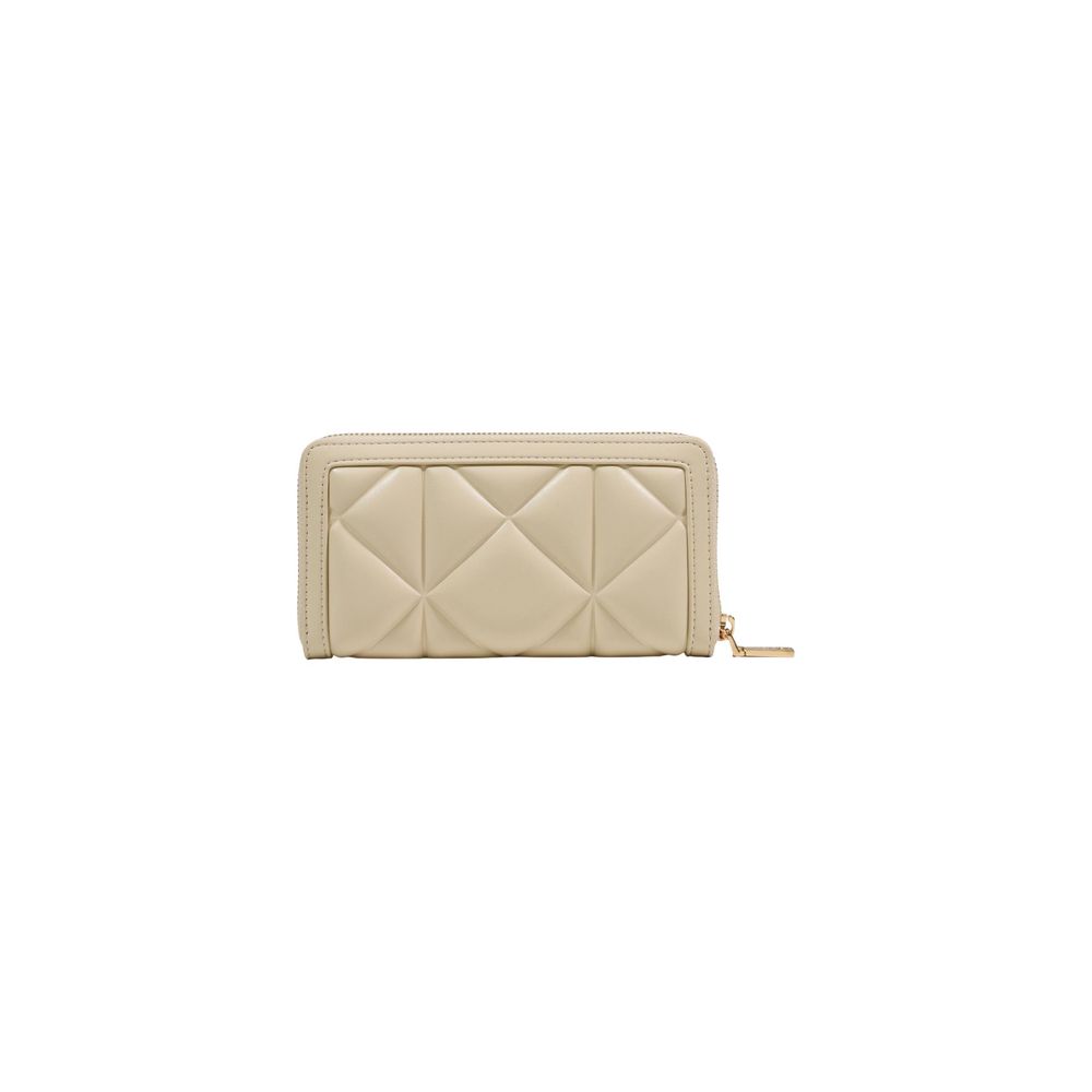 Love Moschino Cream Quilted Eco-Leather Wallet - JC5644PP1
