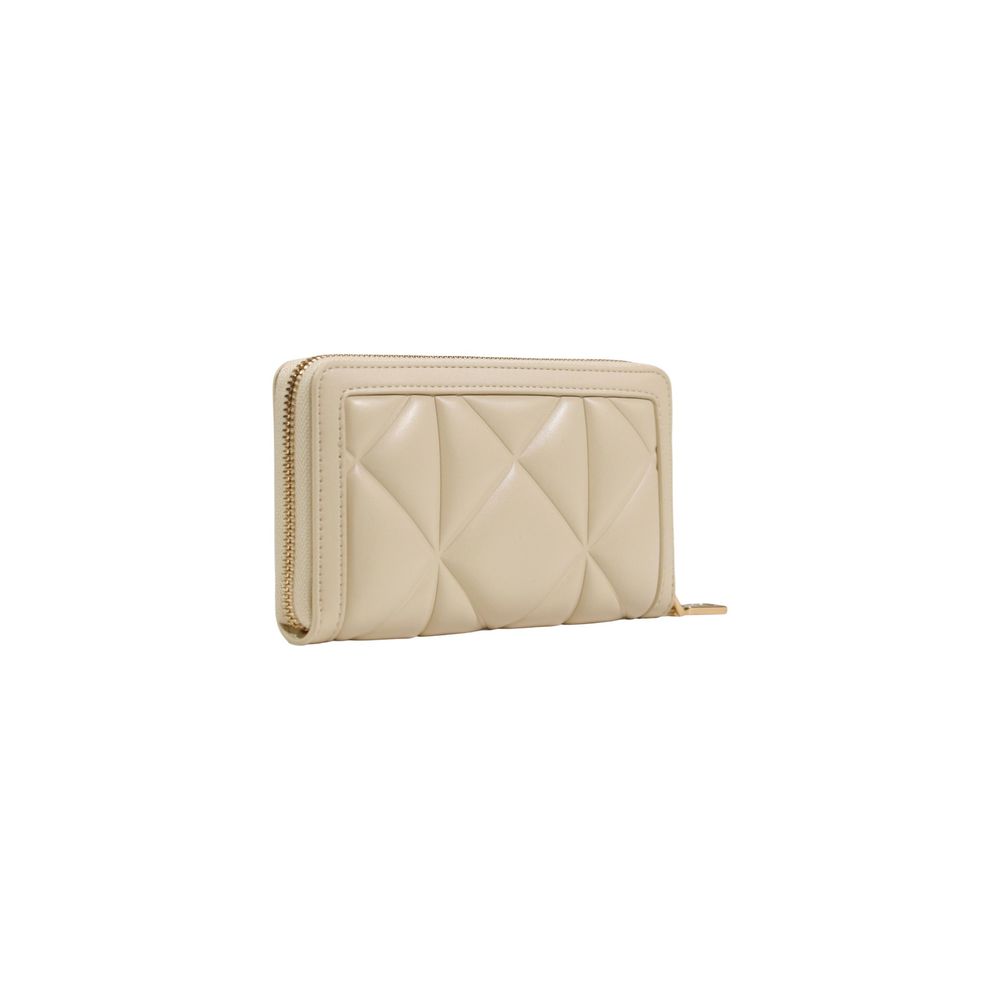 Love Moschino Cream Quilted Eco-Leather Wallet - JC5644PP1
