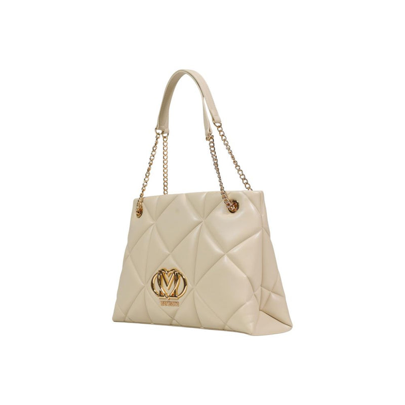 Love Moschino Beige Eco-Leather Handbag - JC4040PP1