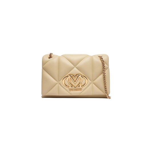 Love Moschino Beige Faux Leather Handbag - JC4041PP1