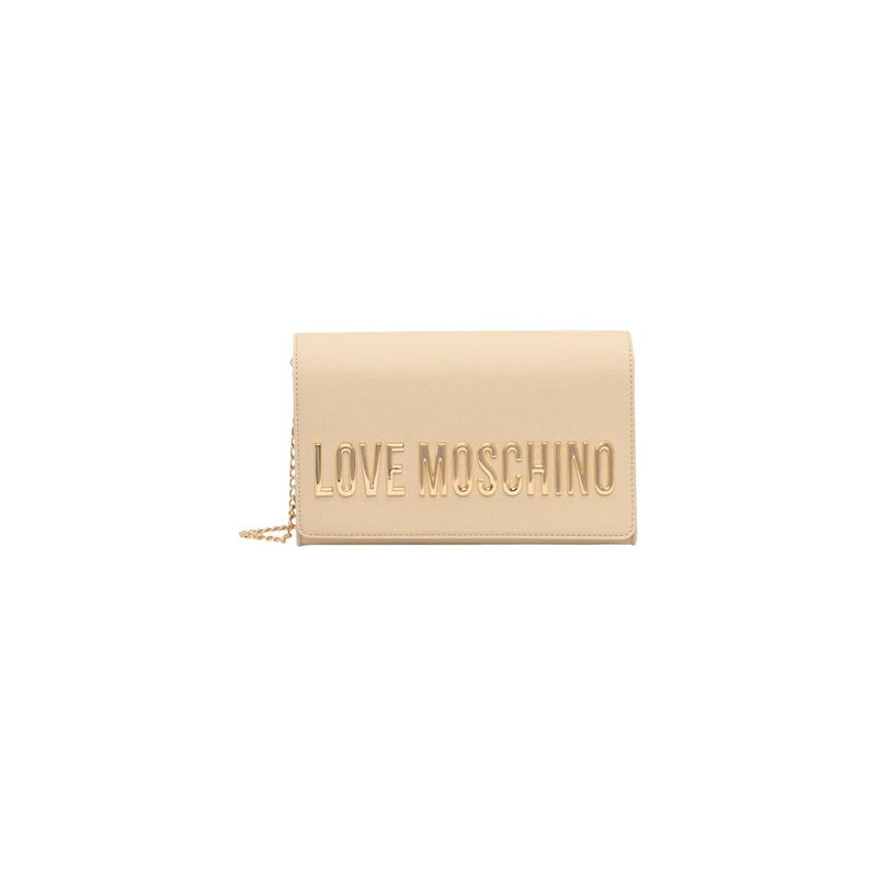 Love Moschino Beige Polyurethane Handbag - JC4103PP1