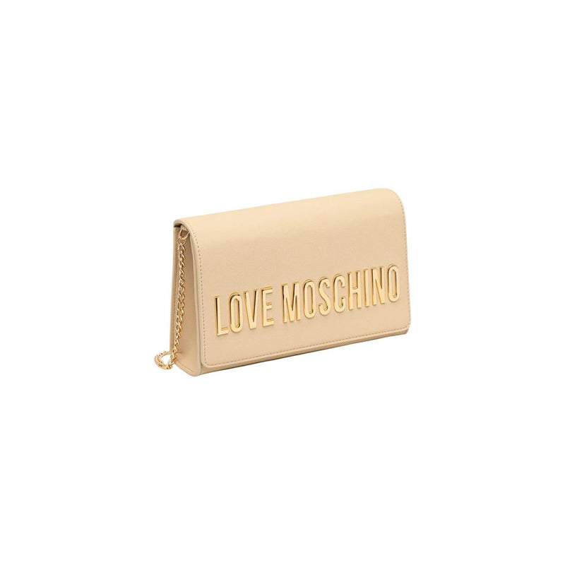 Love Moschino Beige Polyurethane Handbag - JC4103PP1