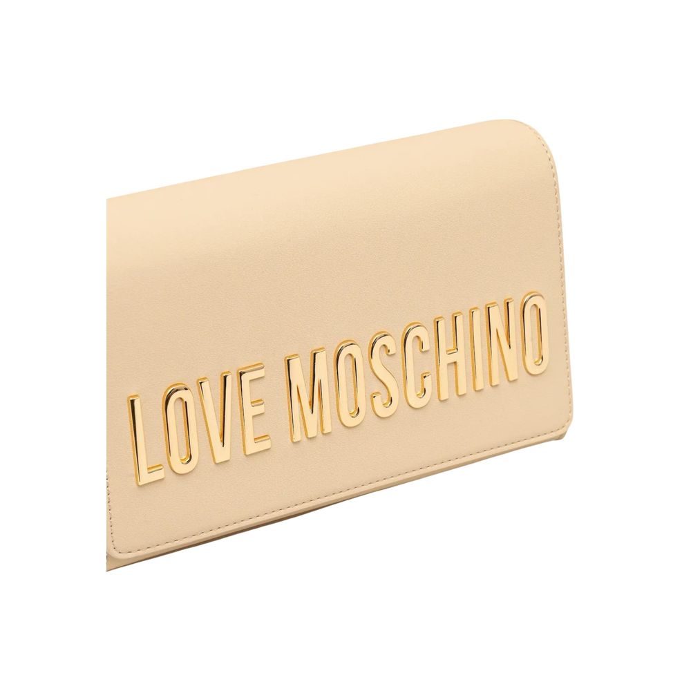 Love Moschino Beige Polyurethane Handbag - JC4103PP1