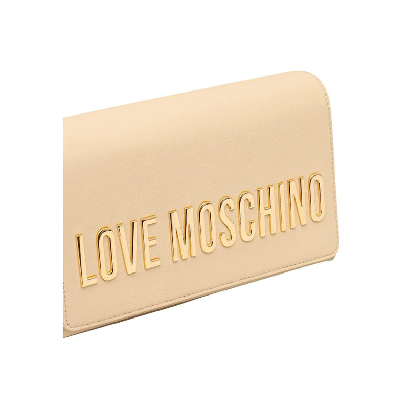Love Moschino Beige Polyurethane Handbag - JC4103PP1
