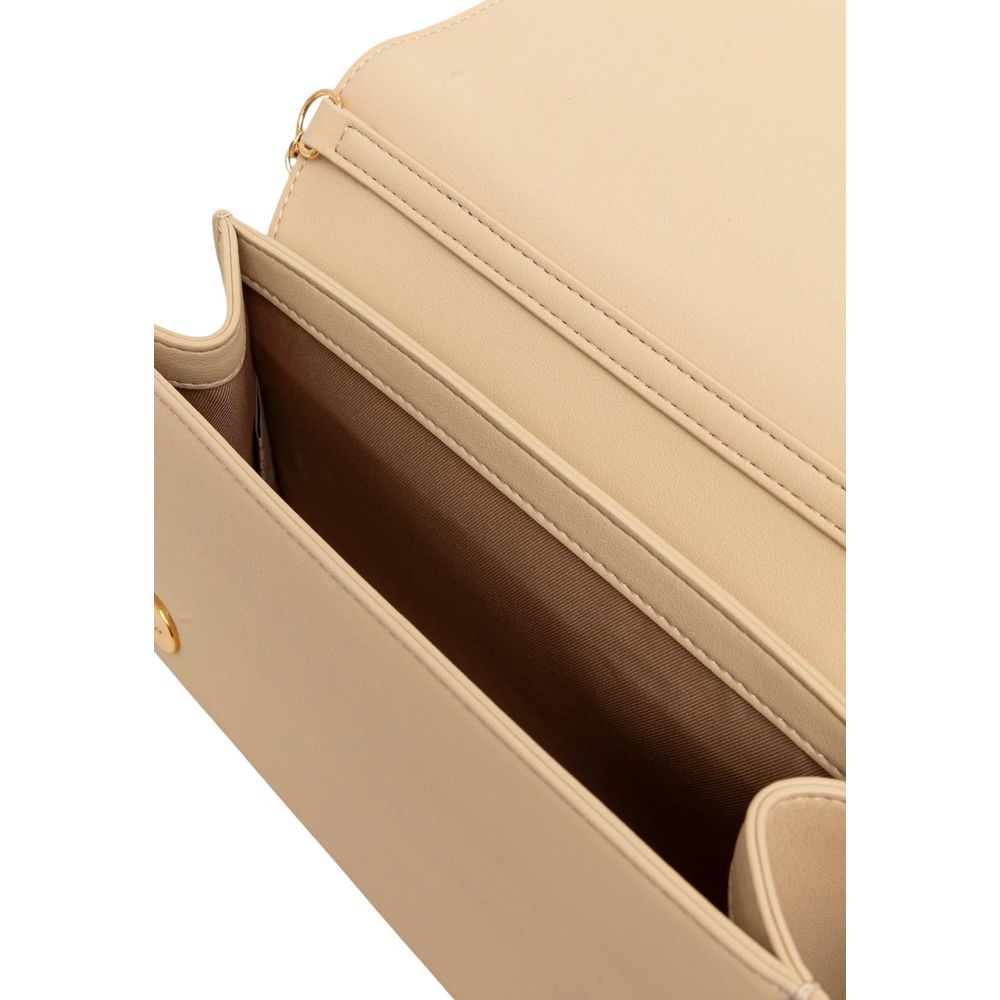 Love Moschino Beige Polyurethane Handbag - JC4103PP1