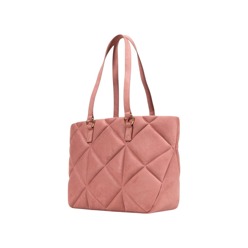 Love Moschino VELOUR PL JC4312PP0N Pink Suede Leather Handbag
