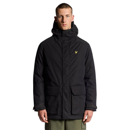 Lyle & Scott Zwarte Polyester Parka