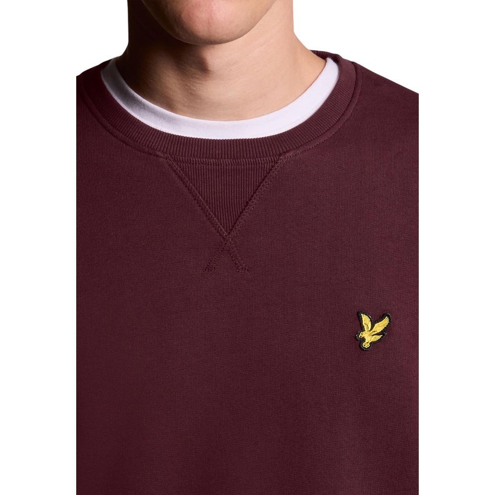 Lyle & Scott Bordeaux Cotton Sweatshirt - ML1131V