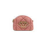 Love Moschino Pink Suede Leather Handbag - BORSA VELOUR PL JC4315PP0N
