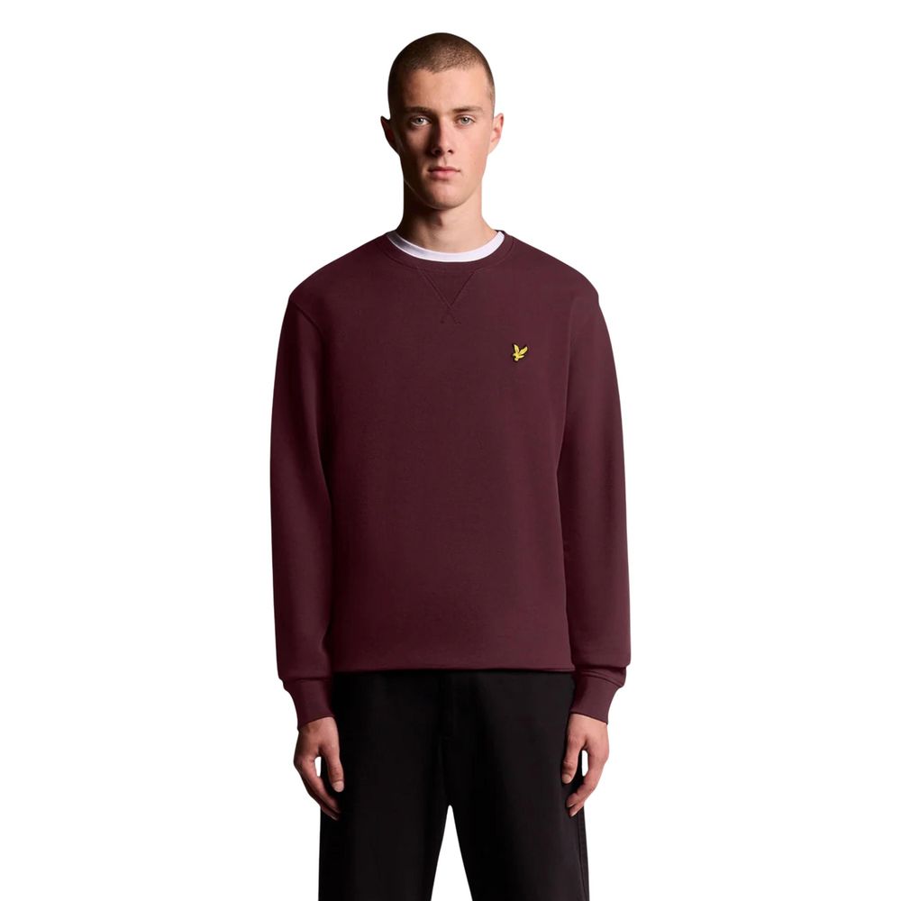Lyle & Scott Bordeaux Cotton Sweatshirt - ML1131V