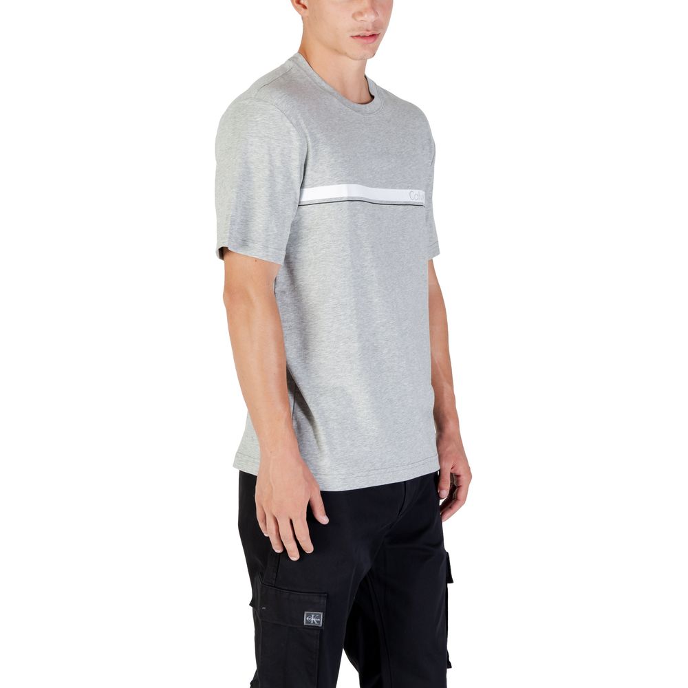 Calvin Klein Sport Gray Cotton Sportswear T-Shirt for Men