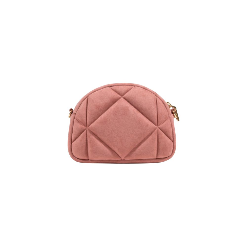 Love Moschino Pink Suede Leather Handbag - BORSA VELOUR PL JC4315PP0N