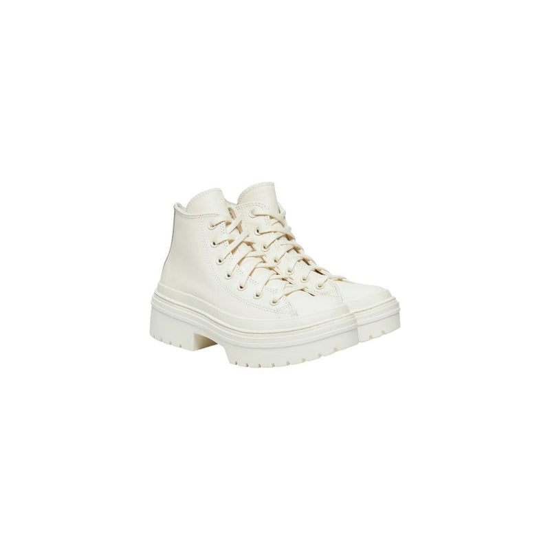 Converse CTAS Lugged Heel White Recycled Leather Pumps