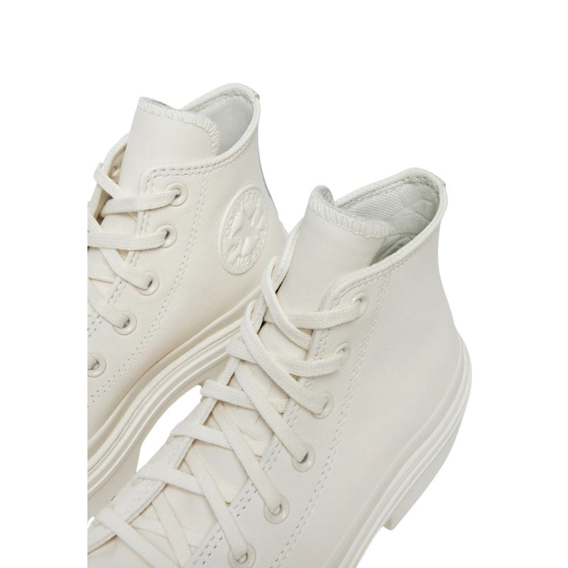 Converse CTAS Lugged Heel White Recycled Leather Pumps