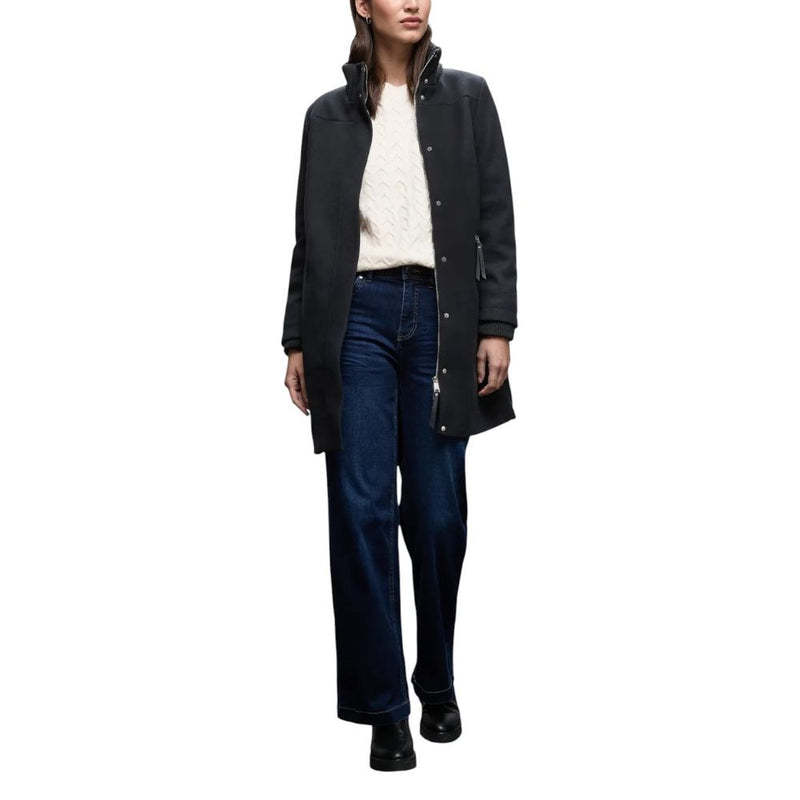 Street One Teddy Coat for Women - Blue Polyester Model 202112
