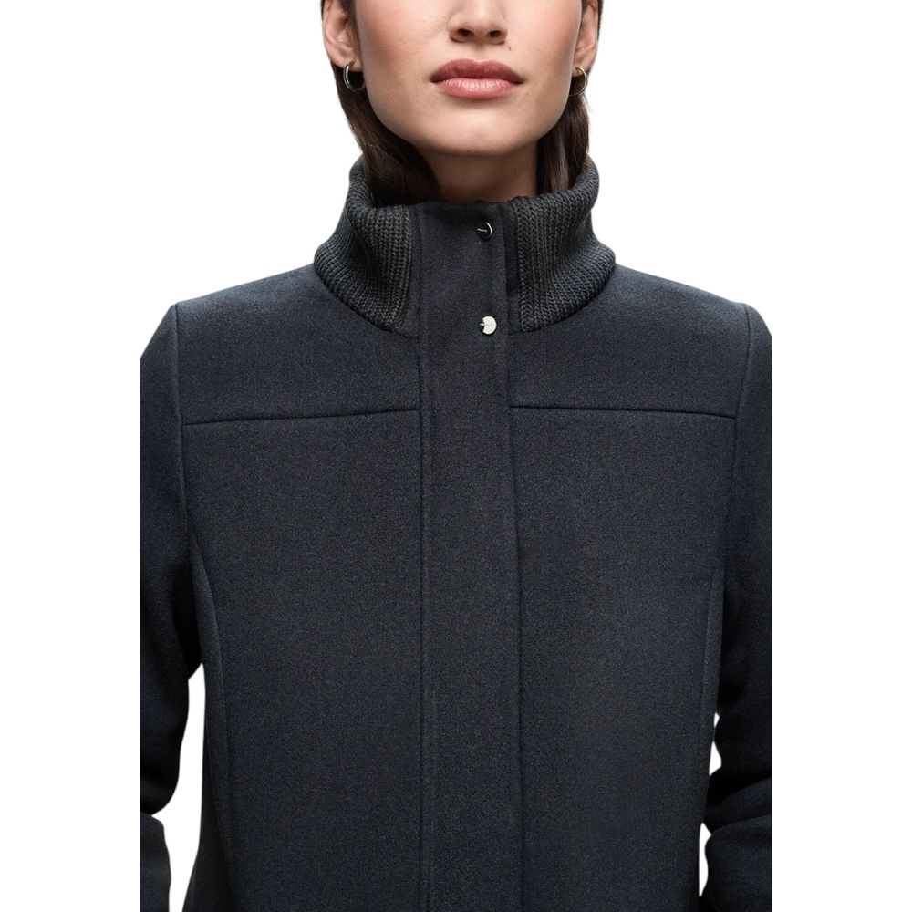 Street One Teddy Coat for Women - Blue Polyester Model 202112
