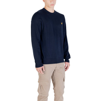 Lyle & Scott Blau Katoenen Sweatshirt