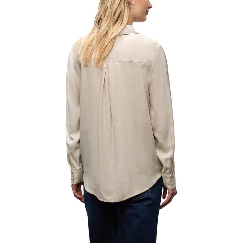 Street One Beige Viscose Blouse - Elegant & Versatile