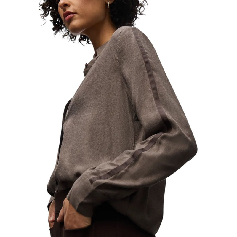 Street One Brown Viscose Blouse for Women - Elegant & Versatile