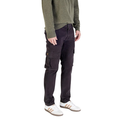 Lyle & Scott Zwarte Katoenen Cargobroek