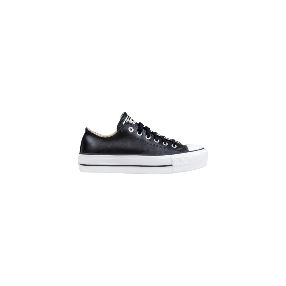 Converse Black Leather Low Top Sneakers for Women