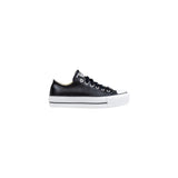 Converse Black Leather Low Top Sneakers for Women