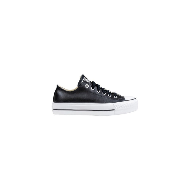Converse Black Leather Low Top Sneakers for Women