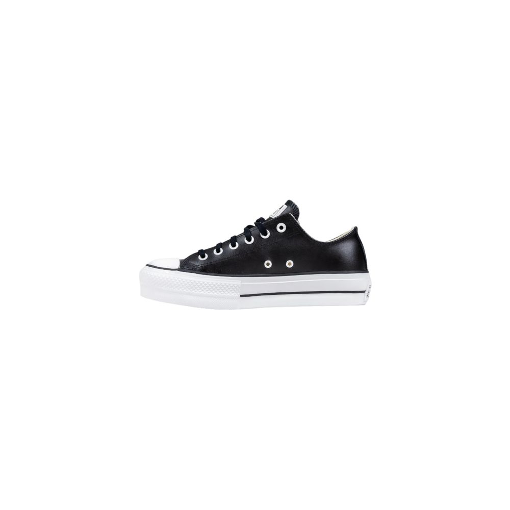 Converse Black Leather Low Top Sneakers for Women