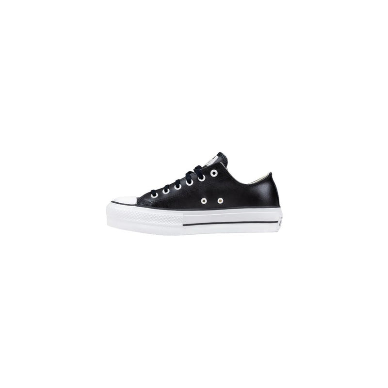 Converse Black Leather Low Top Sneakers for Women