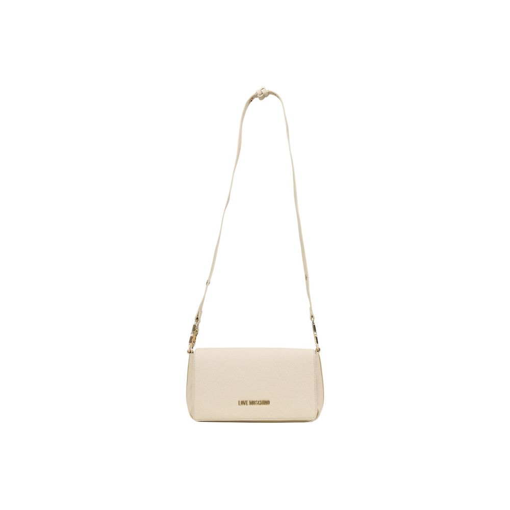 Love Moschino JC4008PP1 Beige Polyurethane Handbag for Women