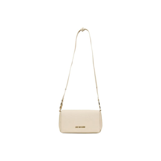 Love Moschino JC4008PP1 Beige Polyurethane Handbag for Women