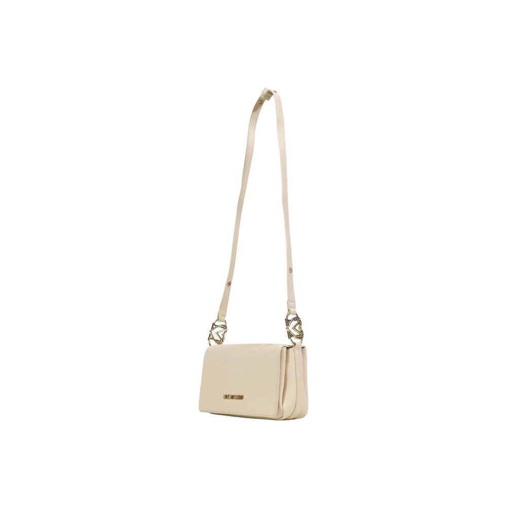 Love Moschino JC4008PP1 Beige Polyurethane Handbag for Women