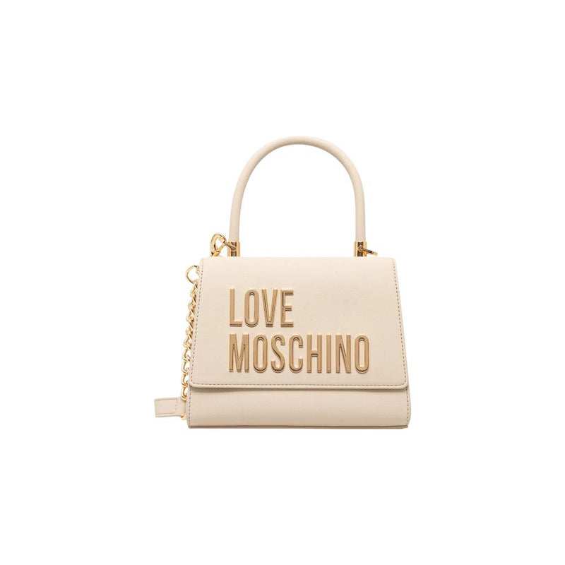 Love Moschino Beige Polyethylene Handbag JC4024PP1 for Women