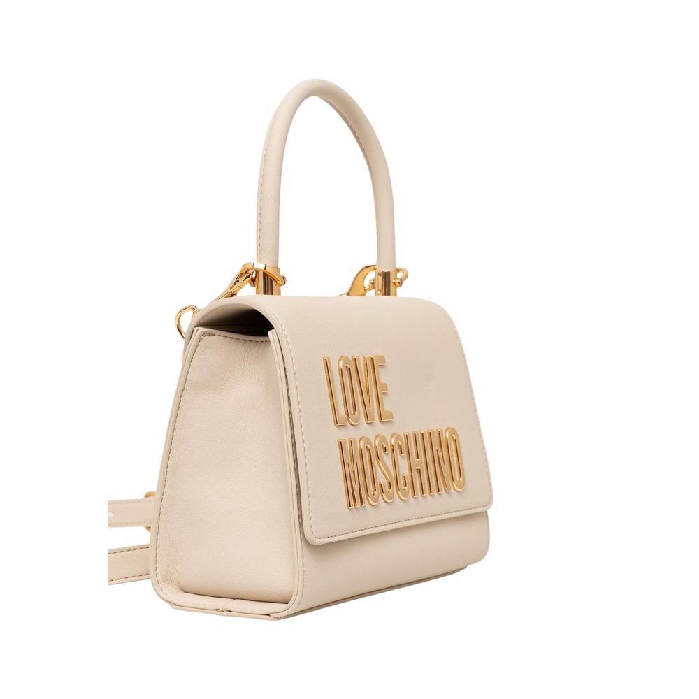 Love Moschino Handbag Beige Polyurethane JC4024PP1 pour Femme