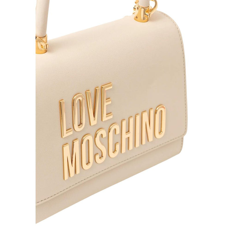 Love Moschino Beige Polyethylene Handbag JC4024PP1 for Women