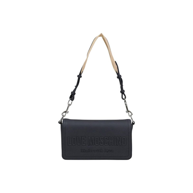 Love Moschino JC4046PP1 Black Handbag - Sustainable Style
