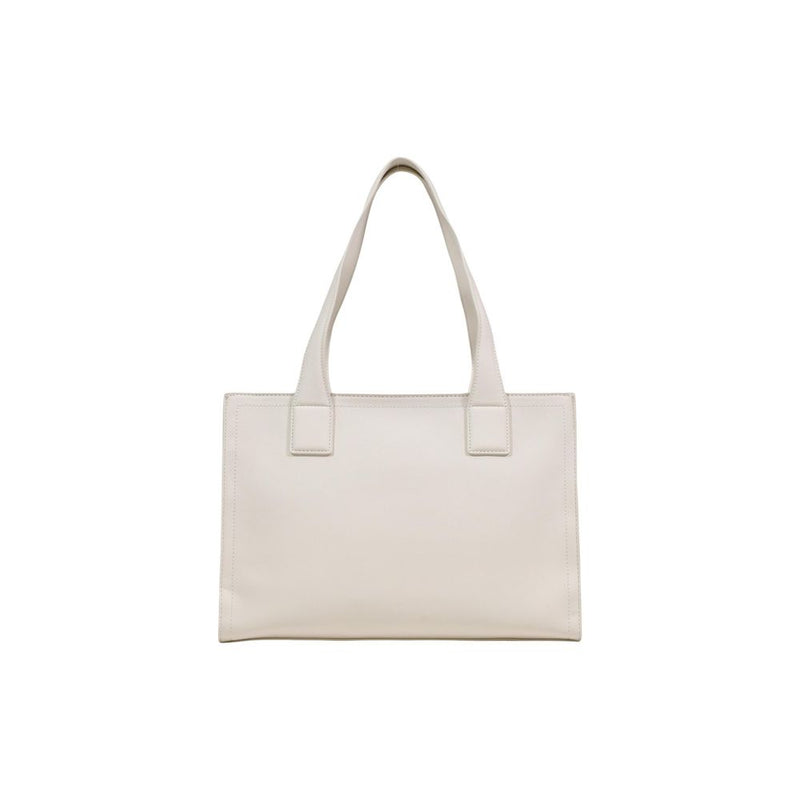 Love Moschino Beige Polyurethane Handbag JC4045PP1 - Stylish & Functional